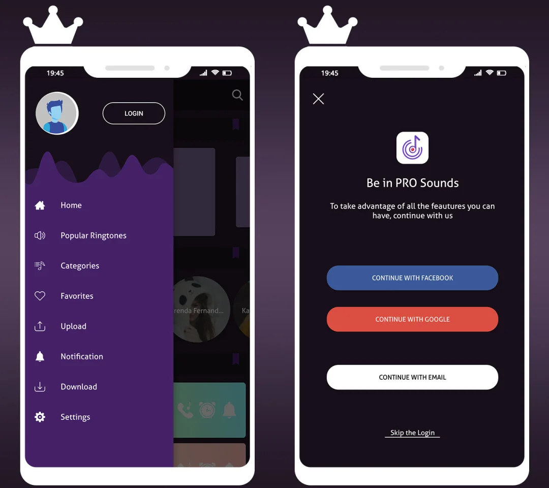 Pro Souds & Ringtones Collection 2021 - AdMob & Facebook Ads & Push Notifications — screenshot 2