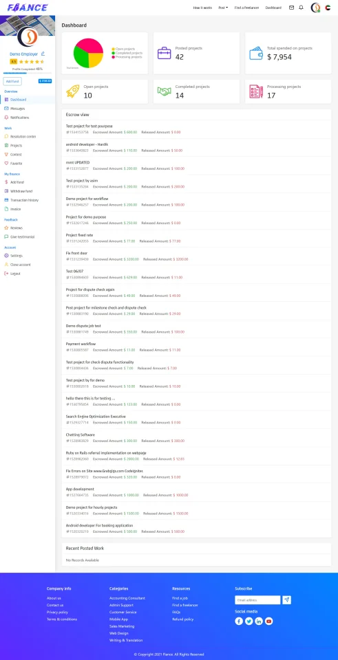 Freelancer Marketplace Script - Freelancer Script — screenshot 1