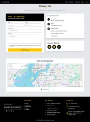 React-Based Logistics Website with Blog and Forms.