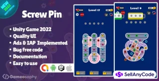 Screw Pin - Nut & Bolts Puzzle Game