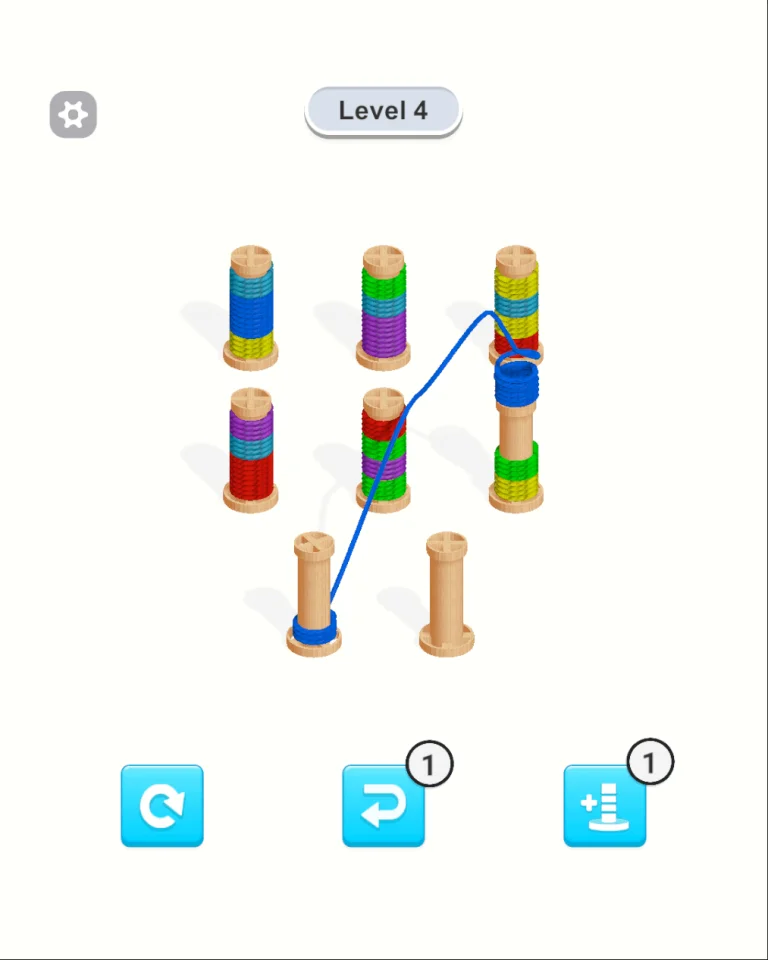 Rope Color Sort — screenshot 5