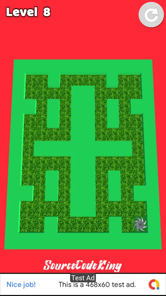 Grass Cutter Unity Source Code (AdMob + Unity Ads) — screenshot 3