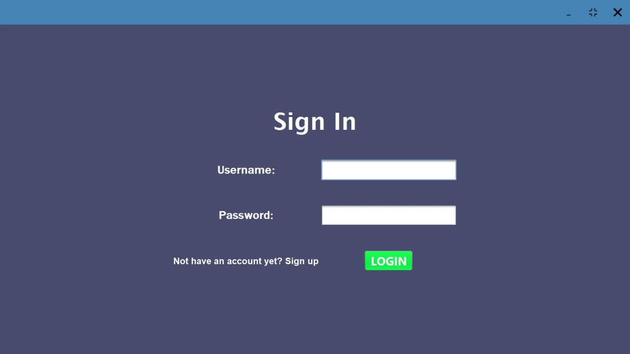 Virtual Wallet Template in Java — screenshot 1