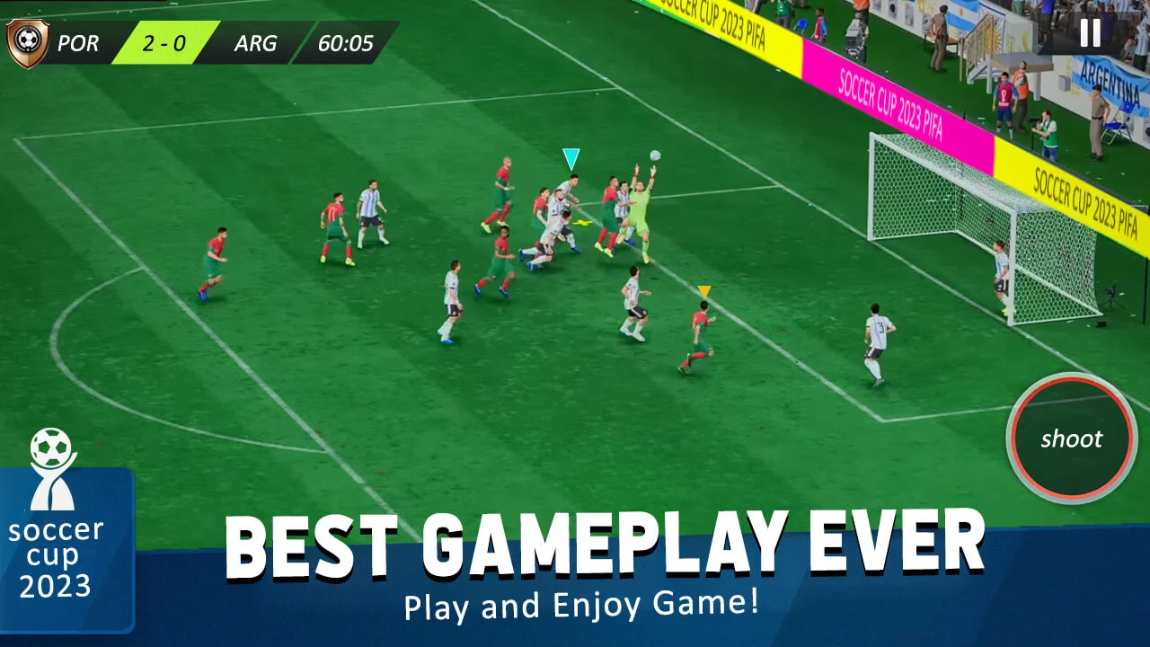 Football Game 2023 Soccer Unity Game Code — screenshot 4