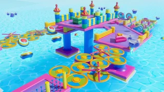 Platformer 2 Obstacles - Low Poly 3D Models Pack