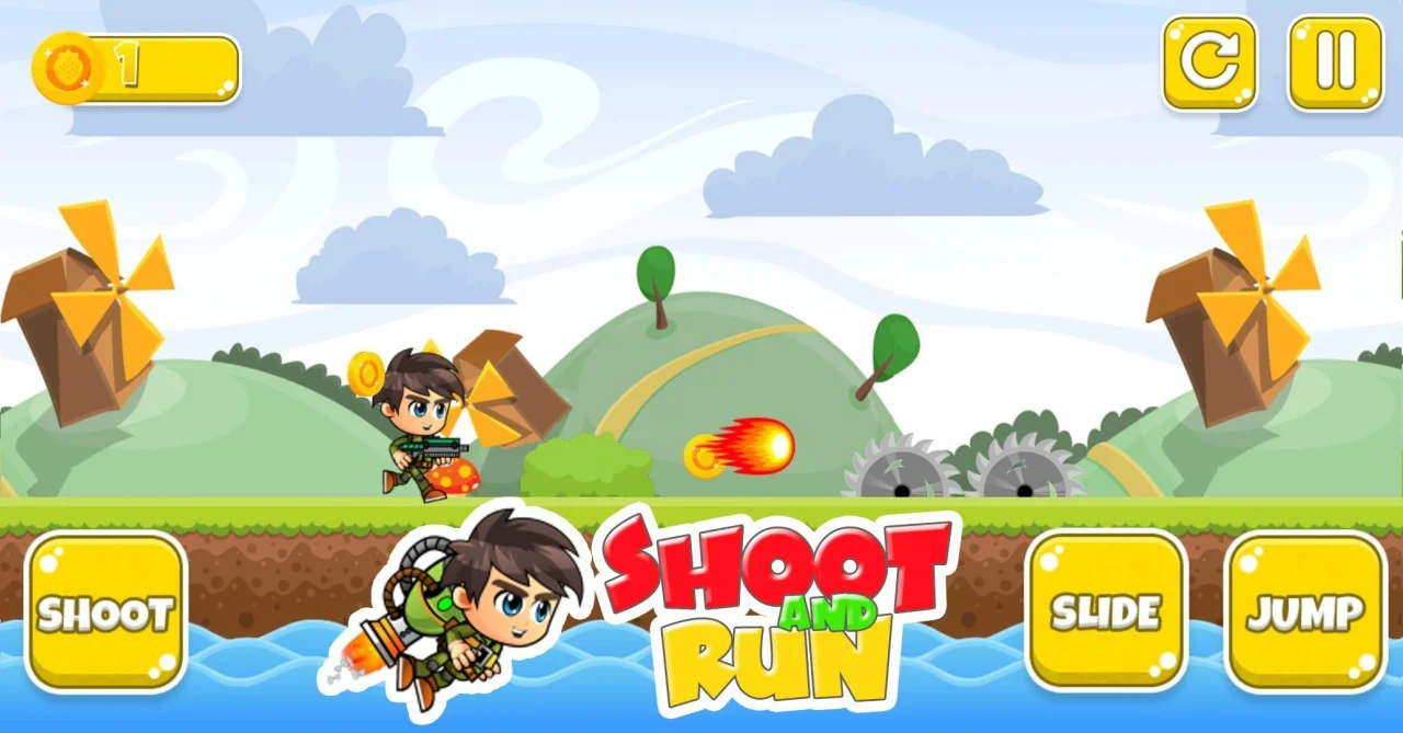 Run and Shoot Game — screenshot 1