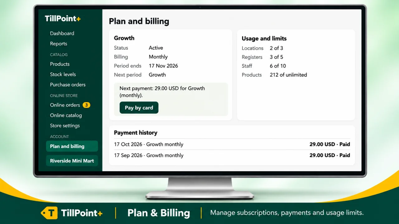TillPoint+: Offline-First POS, Inventory & SaaS — screenshot 4