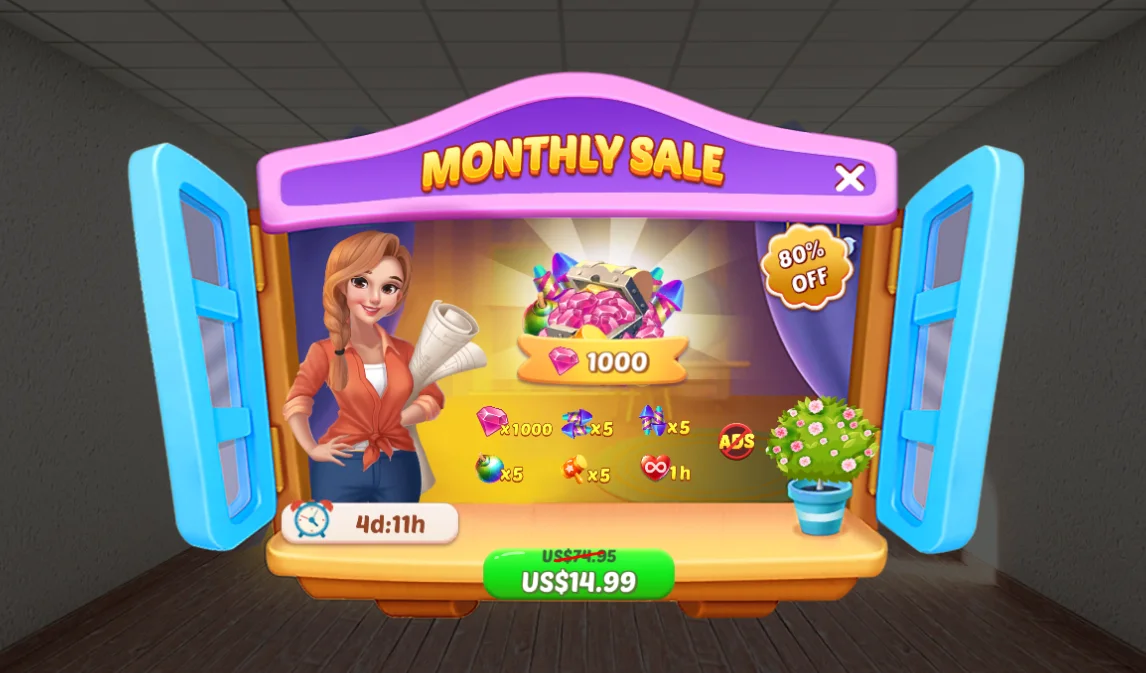 Home Design Makeover: Match-3 Game — screenshot 1