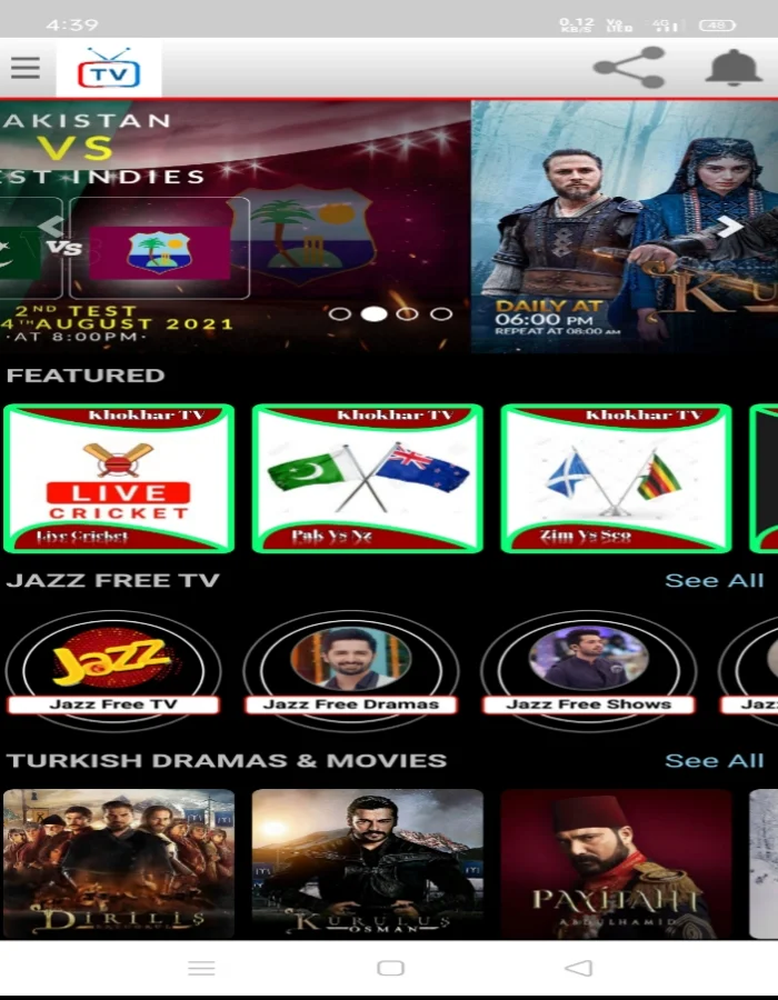 Khoker - Live TV & Movies Video Khoker - Live TV Video Streaming App — screenshot 5