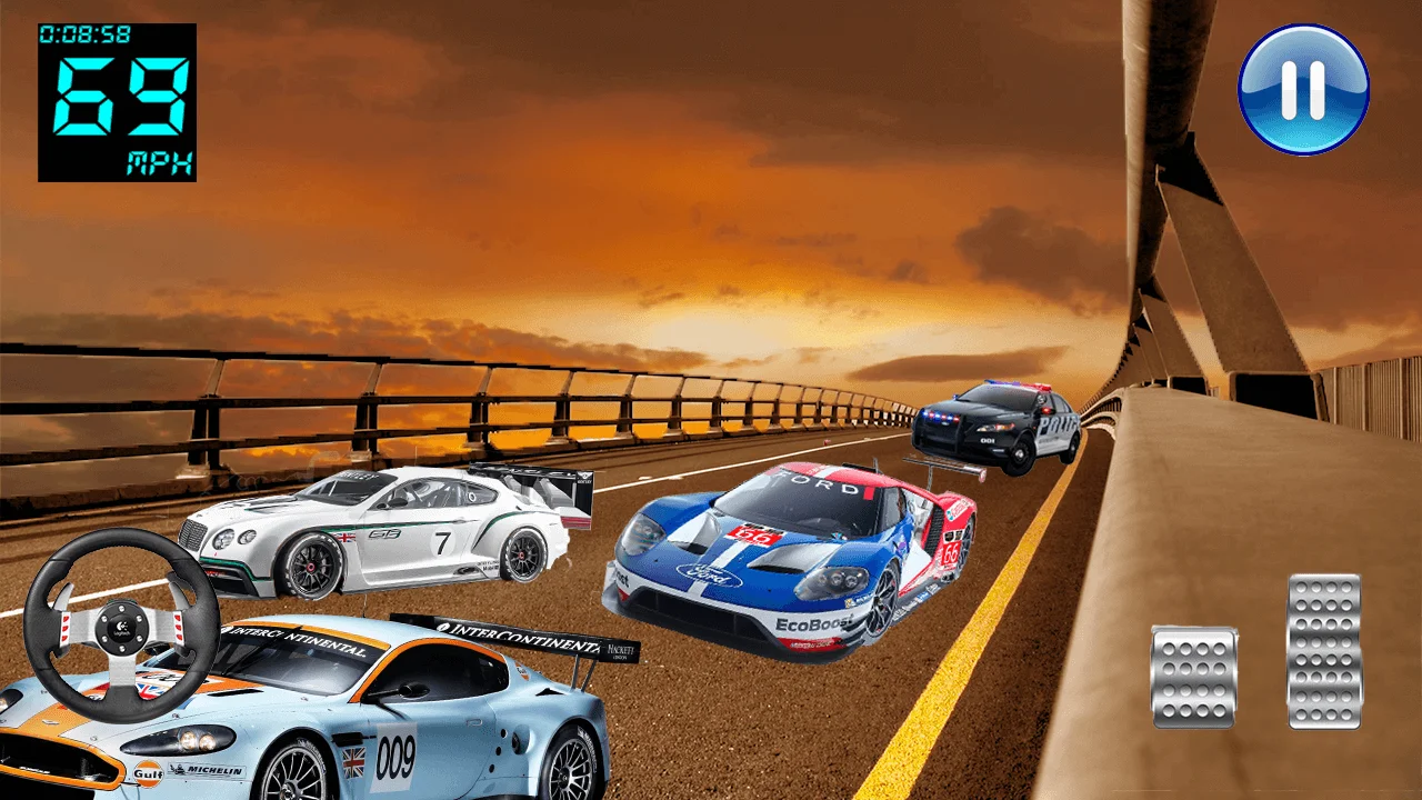 Highway Racers vs Cops — screenshot 1