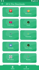 All in One Downloader – Status Saver & Video Downloader (AdMob, OneSignal, Firebase, FAN, INAPP)