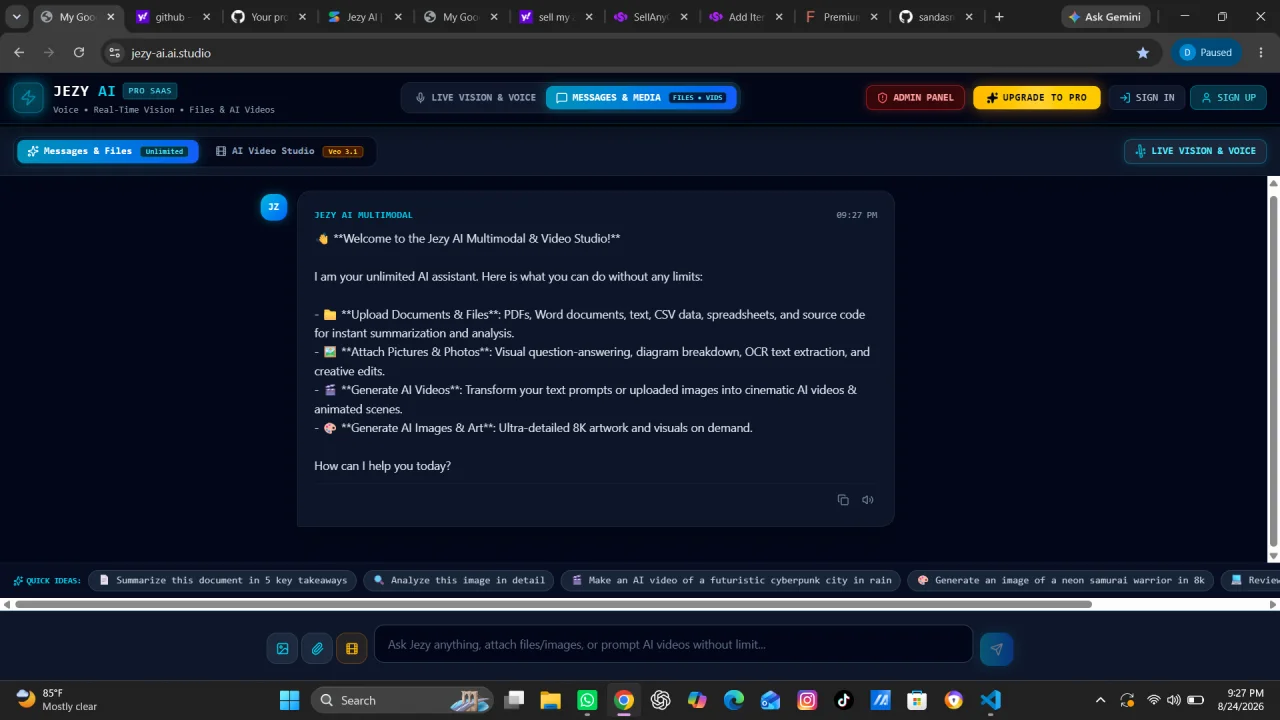 Jezy AI — screenshot 2