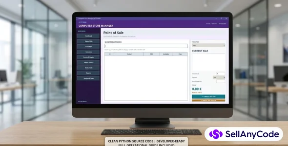 Computer Store Manager - All-in-One POS — cover