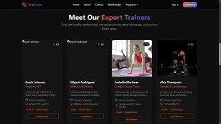 Gym Website Source Code