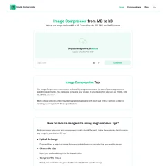 Image Compressor Website Script