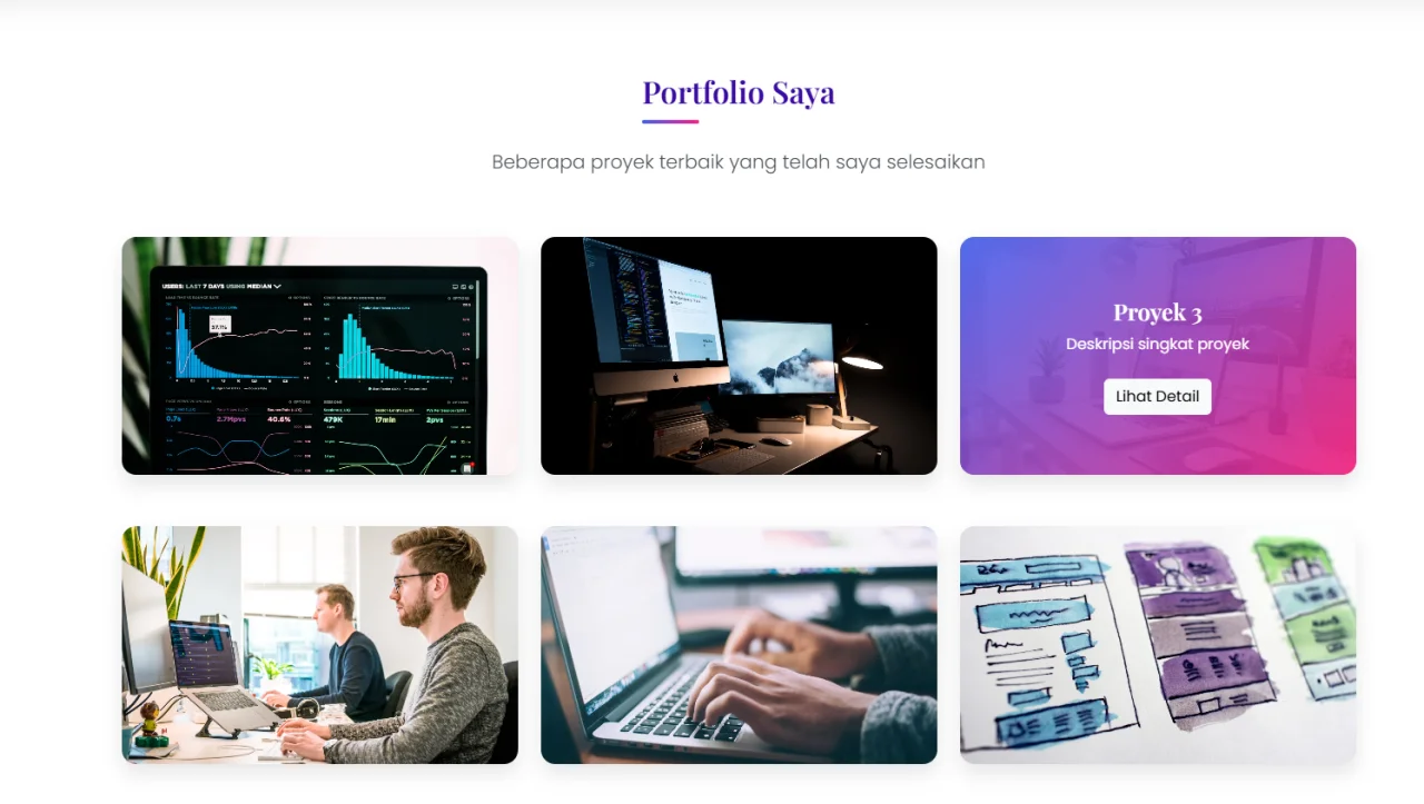 Profile Landing PAGE — screenshot 4