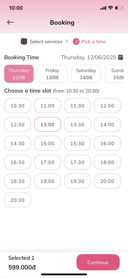 FSPA - Spa & Salon Booking Management System - Android — screenshot 3