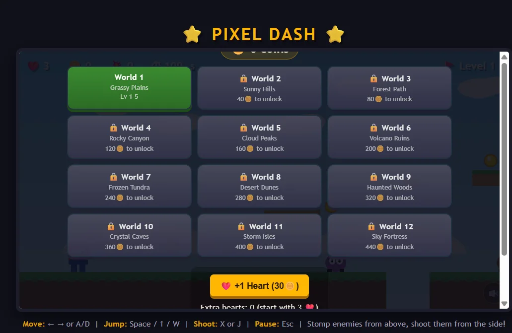 Pixel Dash — screenshot 1