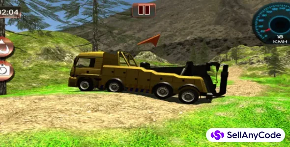 Offroad 6×6 Jeep Driving: Truck Hills Climbing Game 3D 64BIT Source Code