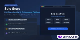Solo Store - Next.js 16 E-Commerce Platform