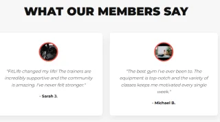 FitLife - Responsive Fitness & Gym HTML Landing Page Template