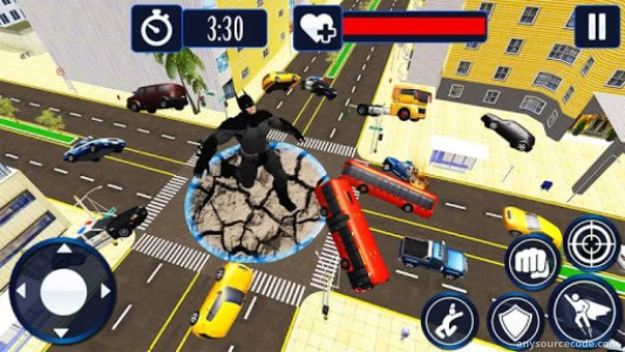 Superhero Fighting Arena Premium 3D Fighting Game — screenshot 1