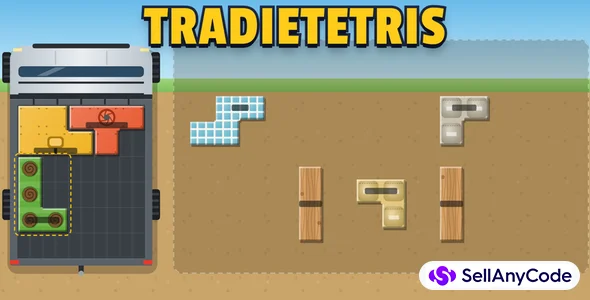 TradieTetris - HTML5 Packing Puzzle Game (Source Code) — cover
