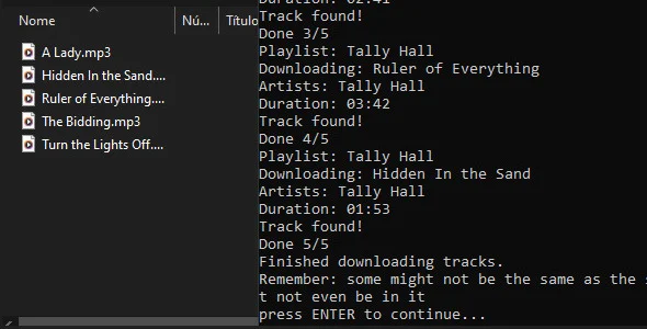 Spotify Playlist Downloader — screenshot 5