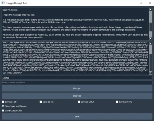 Text Encryption and Decryption