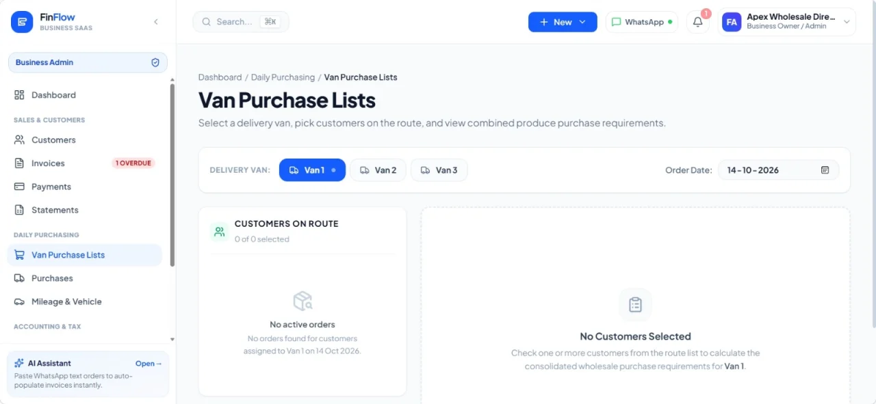 FinFlow Smart Invoicing System — screenshot 5