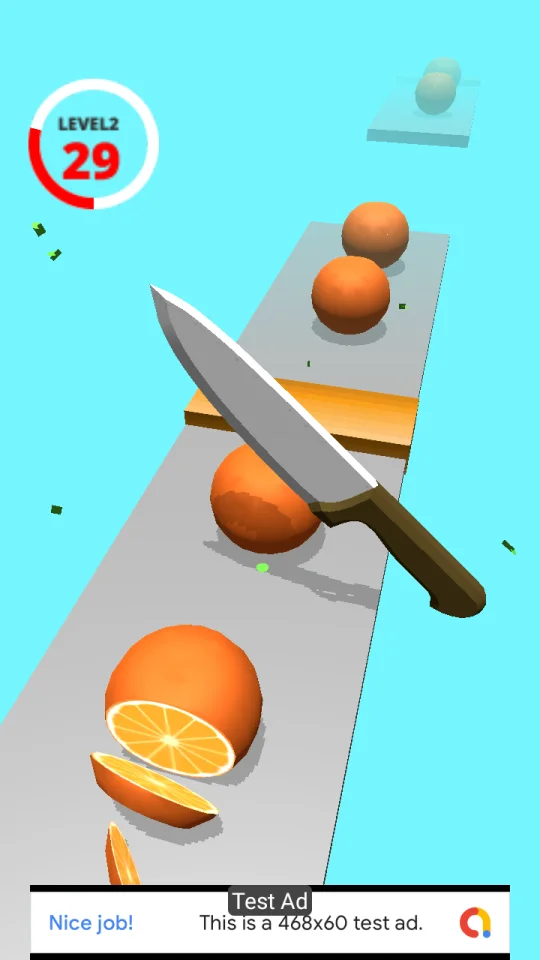 Perfect Slices Source Code (AdMob + Unity Ads) — screenshot 3