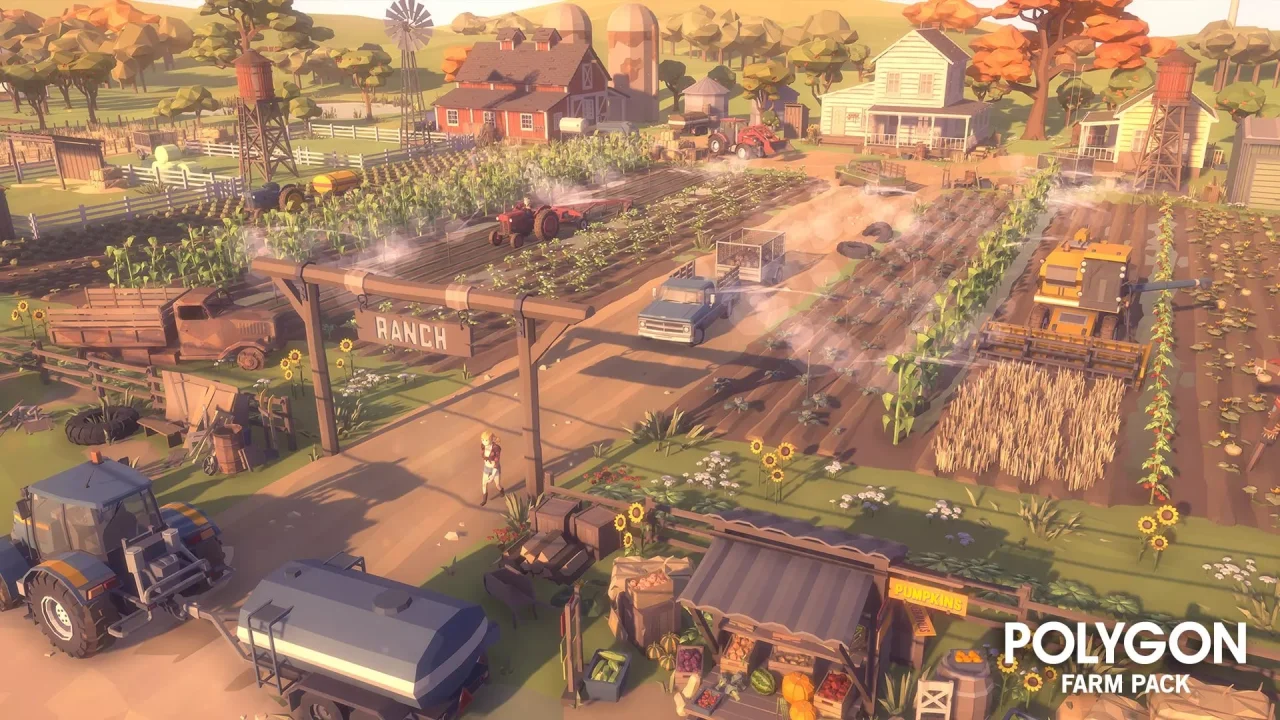 POLYGON Farm - Low Poly 3D Art by Synty — screenshot 1