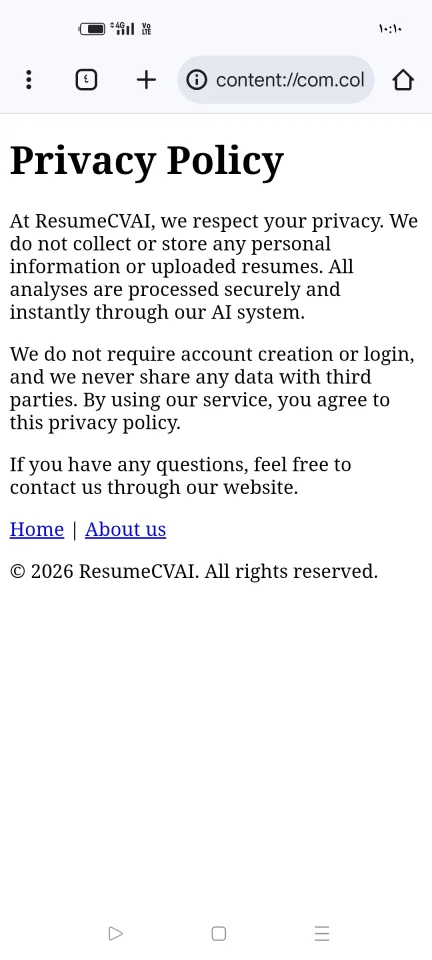 Resume Analyst — screenshot 4