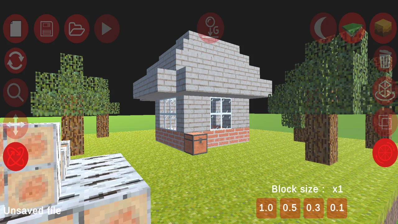 Block Physics Craft Minecraft Clone Build Game Template — screenshot 3