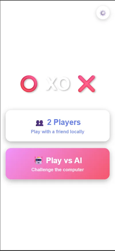 XO Game - Modern HTML5 Tic Tac Toe — screenshot 2