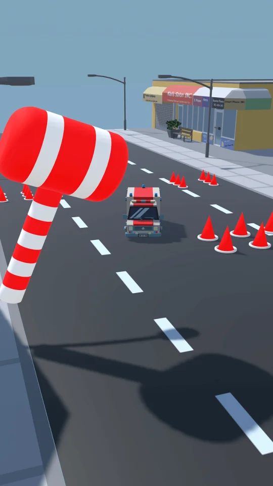 Ambulance Runner Obstacles Game 3D 64BIT Source Code — screenshot 3