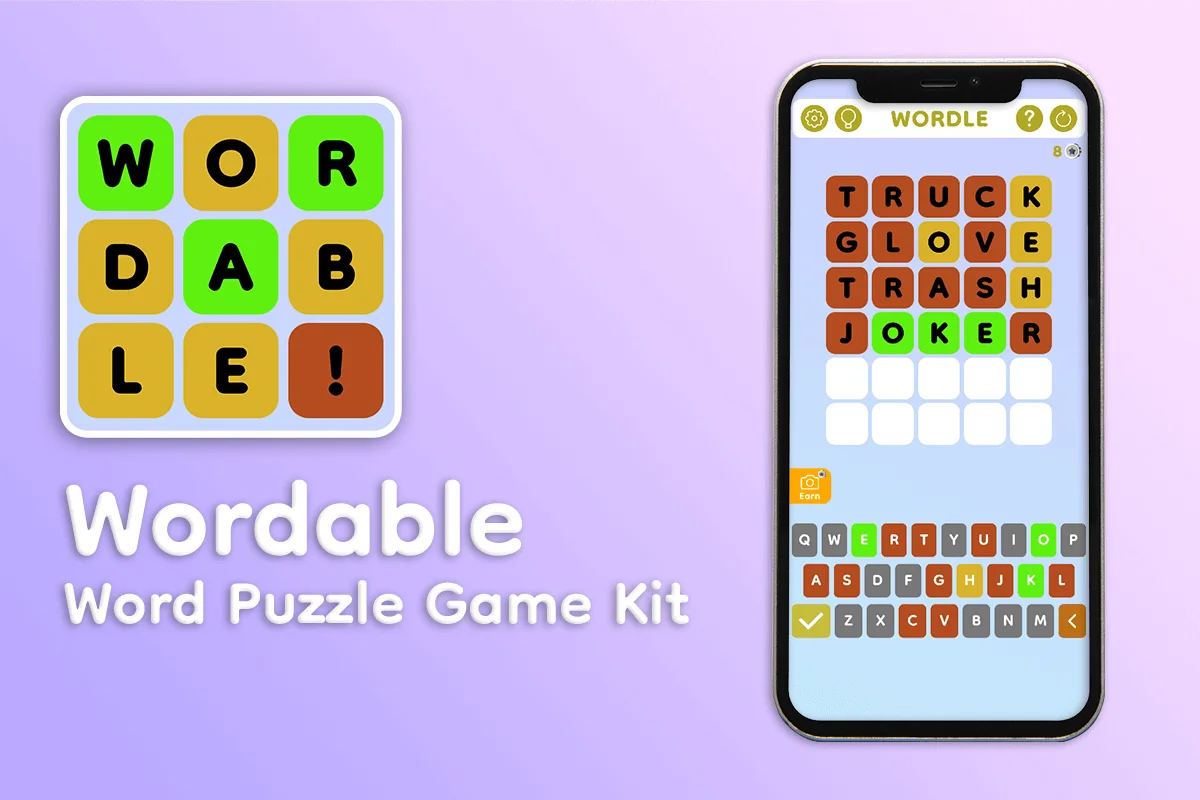 Wordable Word Puzzle Game Kit — screenshot 1