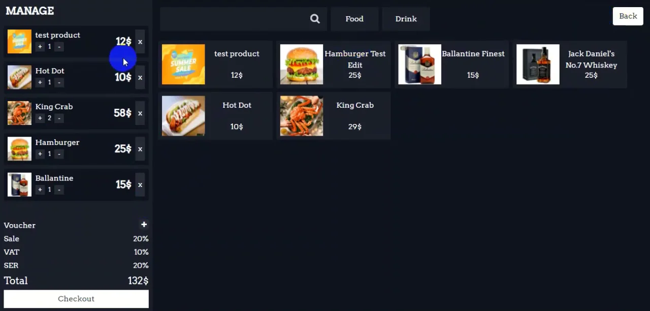 Restaurant Management System PHP & MySQL — screenshot 1
