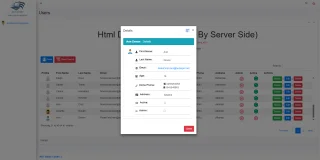 HTML Datatable with API