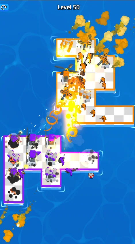 War of Rafts Sea Battle 3D Game Unity Source Cod — screenshot 2