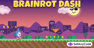 Brainrot Dash - HTML5 Endless Runner Game (Source Code)