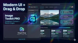 Image Toolkit Pro Compress, Convert & Resize Images (No Backend)
