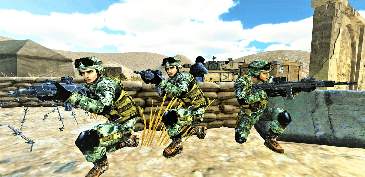 Commando FPS Shooting Game 64 Bit Source Code — screenshot 2