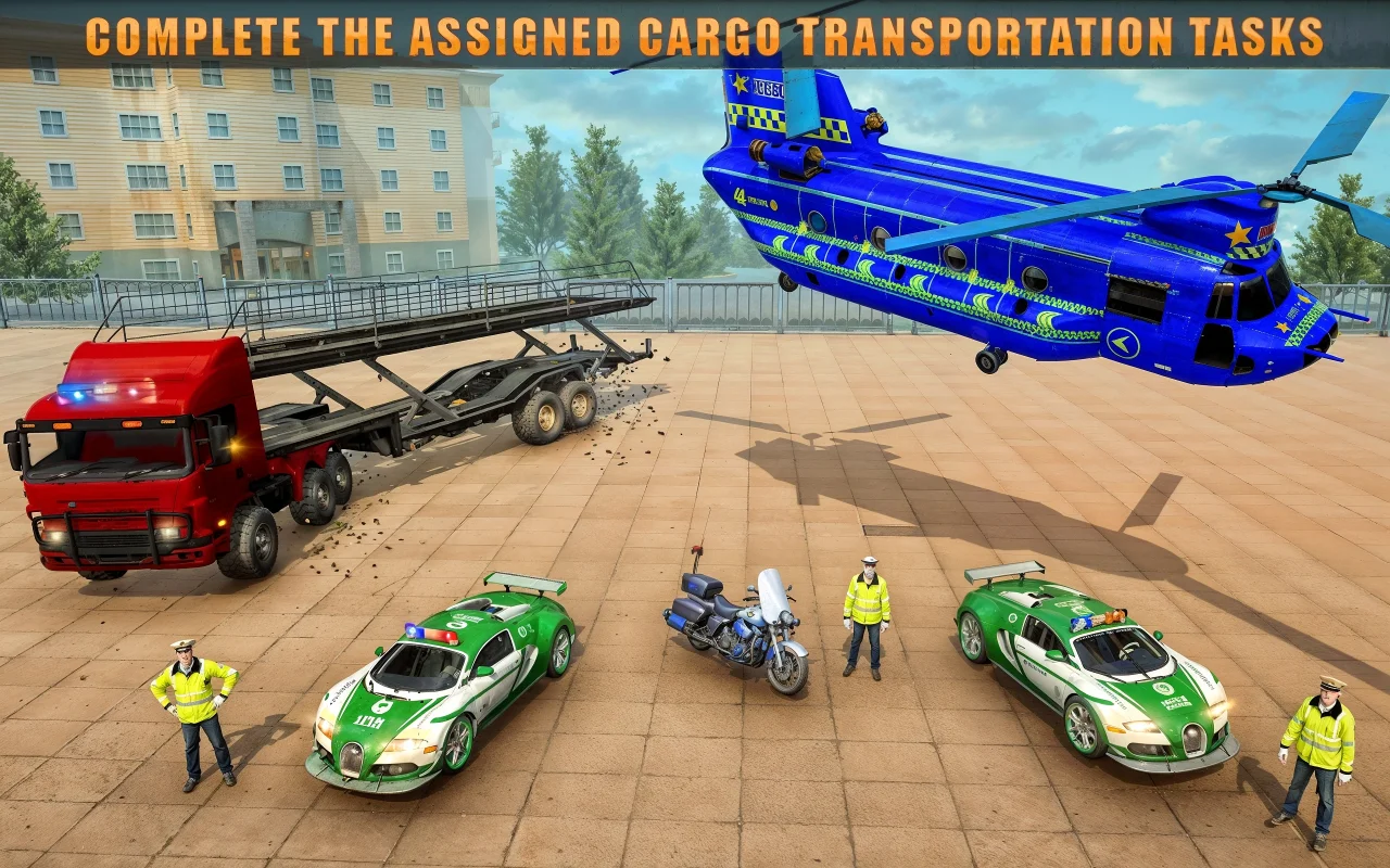 Police Vehicle Transport Simulator (Unity + Gley) — screenshot 2
