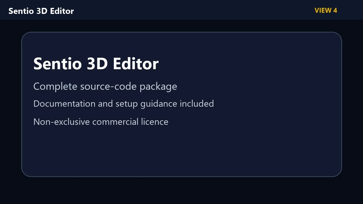 Sentio 3D Editor — screenshot 3