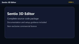 Sentio 3D Editor