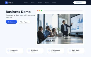 Bilan - Multipurpose Business HTML Template