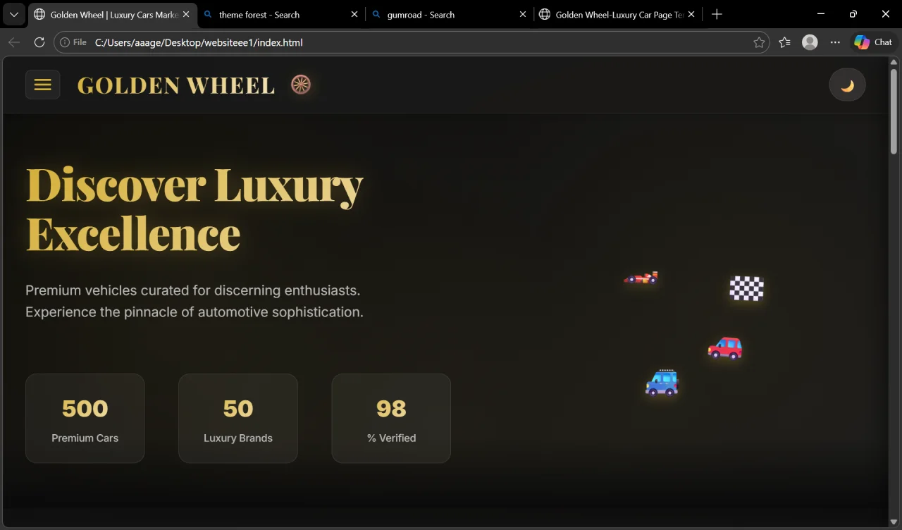Website Template — screenshot 1