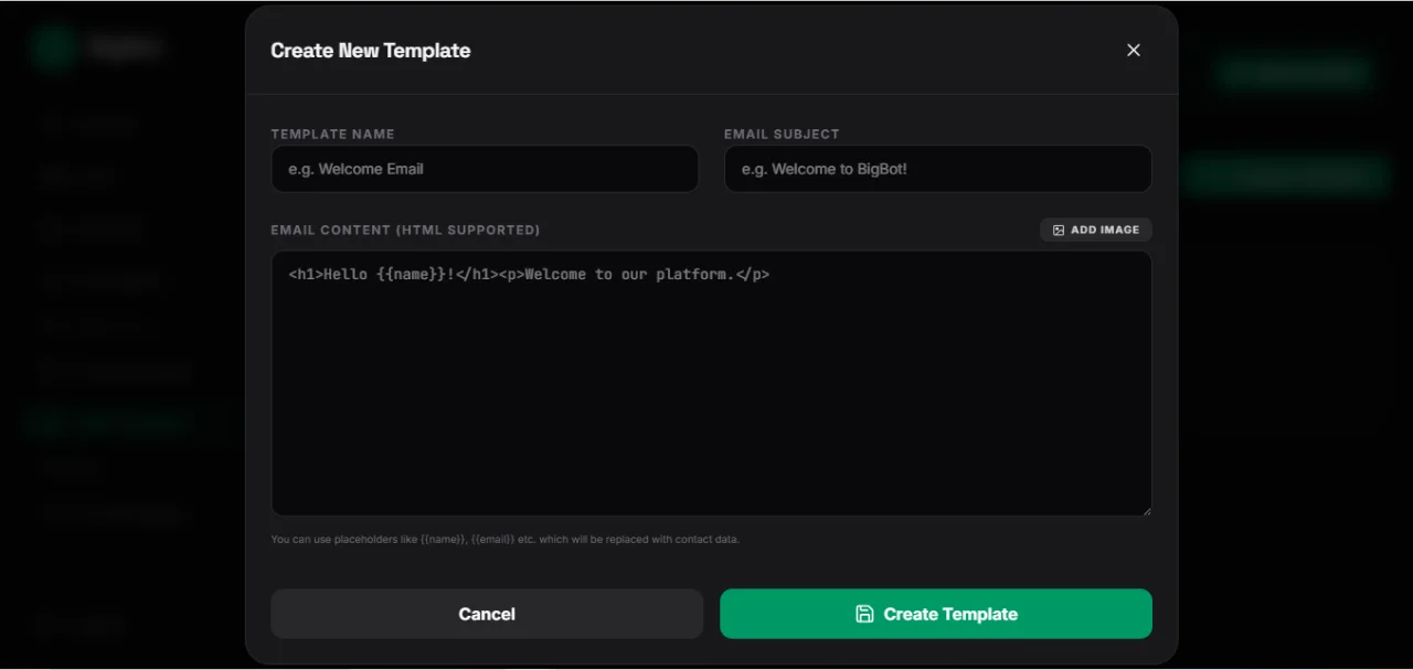 BigBot WhatsApp Email Marketing SaaS Script Code — screenshot 9