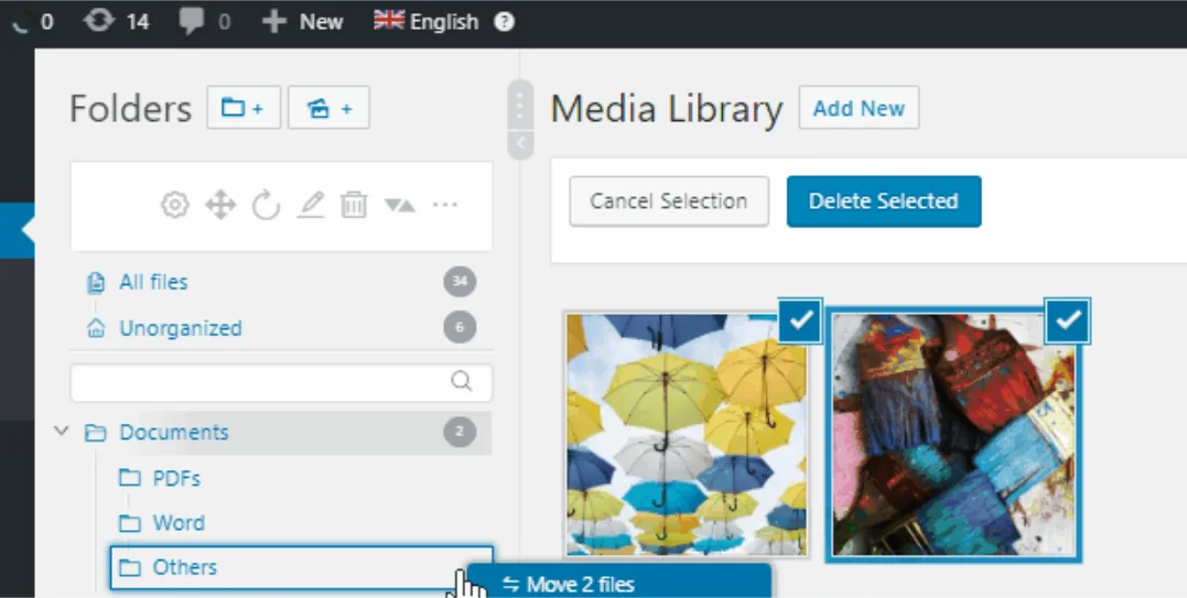 WordPress Real Physical Media: Physical Media Folders & SEO Rewrites — screenshot 3